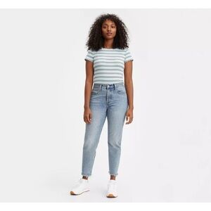 Levi's Sky Blue Cropped Jeans